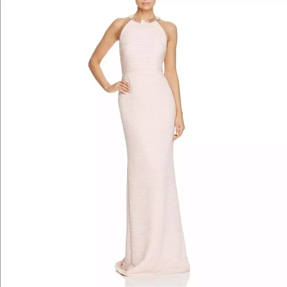Carmen marc valvo beaded gown Clearance